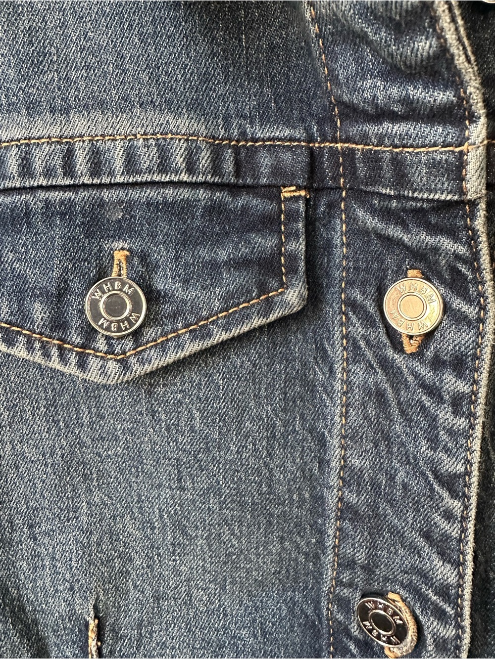 White House Black Market Denim Jacket - Picture 4 of 10